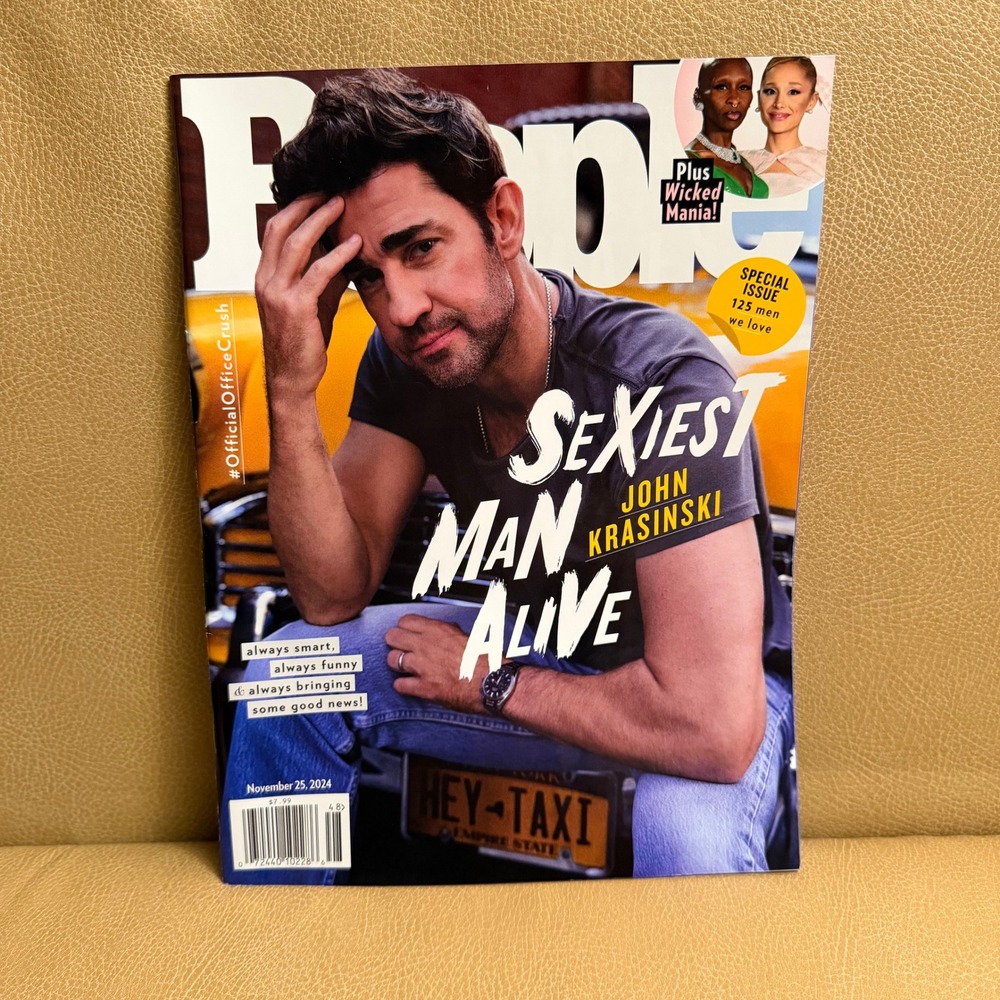 People Magazine John Krasinski Sexiest Man Alive Special Issue Nov‎ 25 2024
